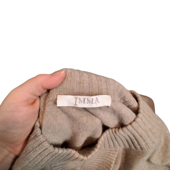 Imma sweater womens Medium Large M/L pullover 100% cashmere dolman sleeve - Picture 3 of 6